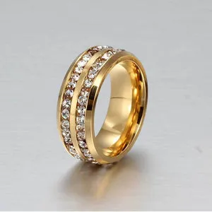 Shineofdiamond Rings Mens Round Cut Wedding Band in Sterling Silver