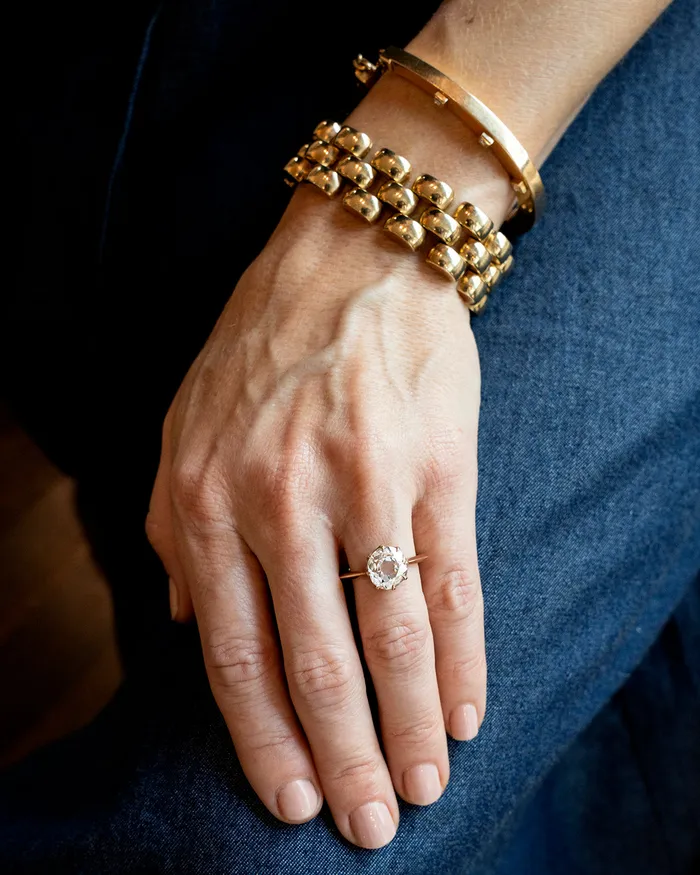 Bracelets Bell Bird Antiques Vintage Linked Gold Bracelet