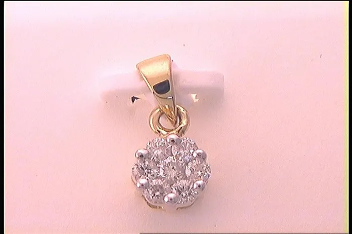 14CTDiamond FLOWER FASHION PENDANTHE gndatlanta Necklaces