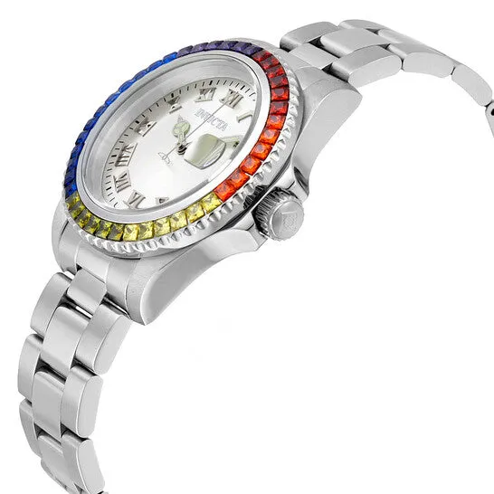 Bracelets JMS always Original Invicta Angel Silver Dial Stainless Steel Ladies Watch 20021