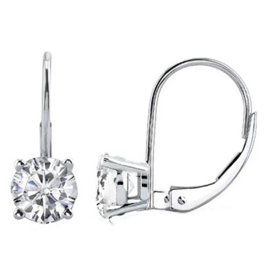 Earrings JMS always Original Maulijewels 14k White Gold Lever Back Earrings Gift For Women With 050 Carat IJ I1I2 Natural White Diamonds Earrings JMS always Original Maulijewels 14k White Gold Lever Back Earrings Gift For Women With 050 Carat IJ I1I2 Natural White Diamonds