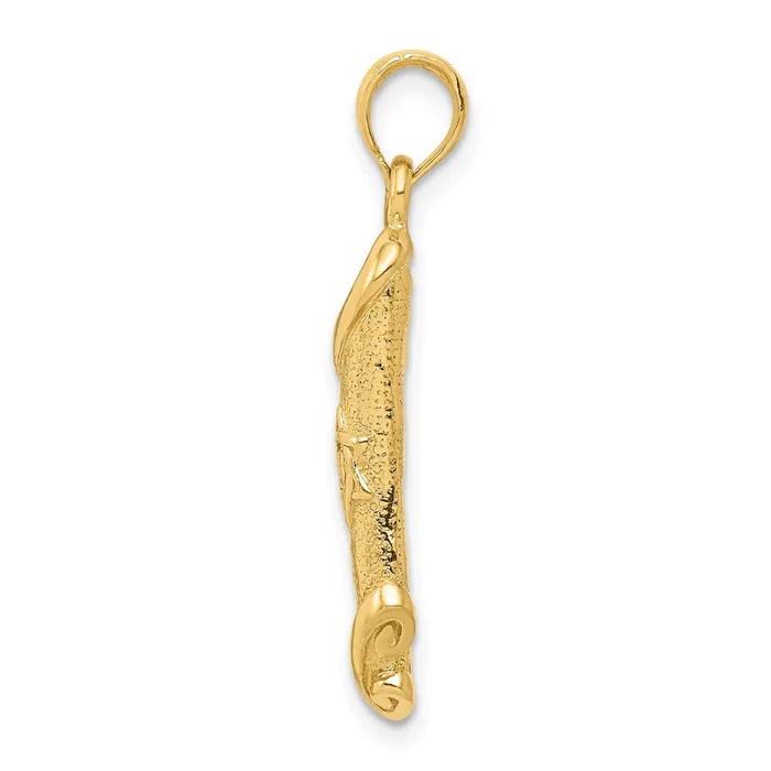 Goldia Necklaces 14k Yellow Gold Torah wStar of David Pendant