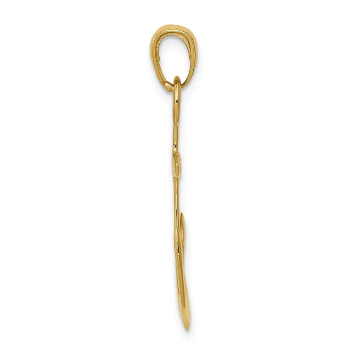 Goldia PreStyled Sets 14k Yellow Gold Anchor Pendant
