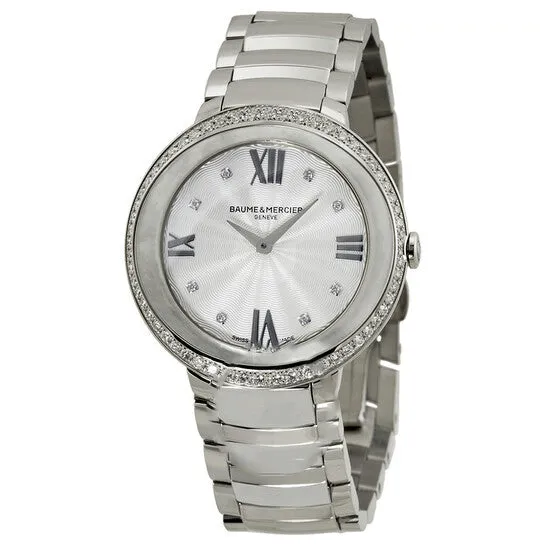 JMS always Earrings Original Baume and Mercier Promesse Silver Dial Stainless Steel Ladies Watch 10199 JMS always Earrings Original Baume and Mercier Promesse Silver Dial Stainless Steel Ladies Watch 10199