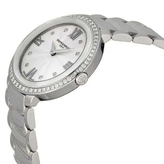 JMS always Earrings Original Baume and Mercier Promesse Silver Dial Stainless Steel Ladies Watch 10199 JMS always Earrings Original Baume and Mercier Promesse Silver Dial Stainless Steel Ladies Watch 10199