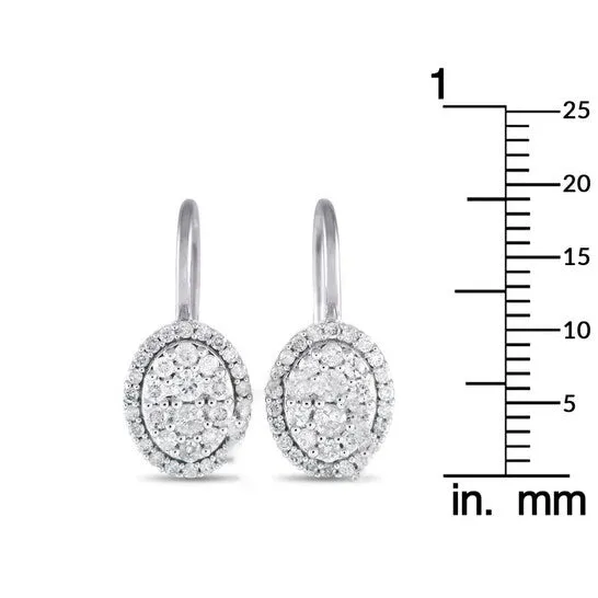 JMS always Earrings Original LB Exclusive 14K White Gold 075ct Diamond Drop Earrings JMS always Earrings Original LB Exclusive 14K White Gold 075ct Diamond Drop Earrings