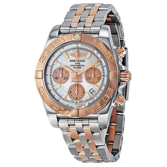 JMS always Original Breitling Chronomat 41 Automatic Chronograph Rose Gold and Stainless Steel Mens Watch CB014012A722TT Earrings JMS always Original Breitling Chronomat 41 Automatic Chronograph Rose Gold and Stainless Steel Mens Watch CB014012A722TT Earrings