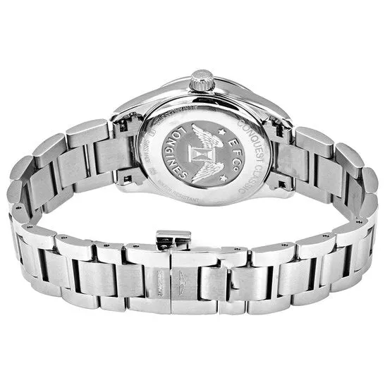JMS always Watches Original Longines Conquest Classic Mother of Pearl Diamond Dial Ladies Watch L22864876