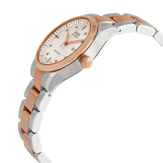 JMS always Watches Original Mido Multifort Automatic Diamond White Dial Ladies Watch M0050072203600 JMS always Watches Original Mido Multifort Automatic Diamond White Dial Ladies Watch M0050072203600