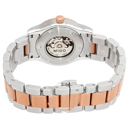 JMS always Watches Original Mido Multifort Automatic Diamond White Dial Ladies Watch M0050072203600 JMS always Watches Original Mido Multifort Automatic Diamond White Dial Ladies Watch M0050072203600