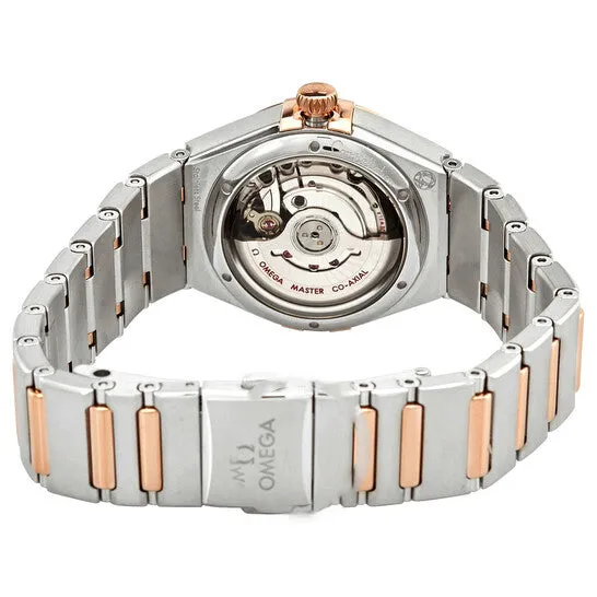 JMS always Watches Original Omega Constellation Automatic Blue Aventurine Glass Diamond Dial Ladies Watch 13120292053002