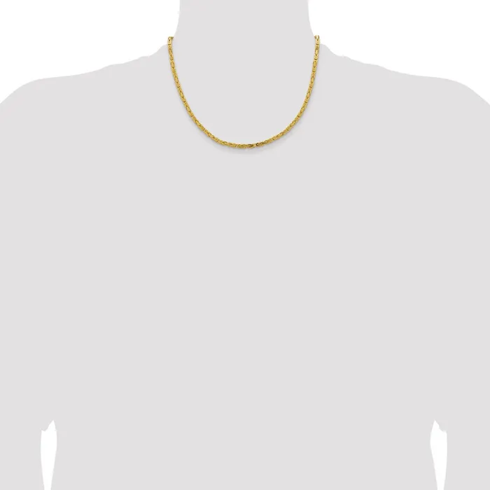 MDS 14K Yellow Gold 18 inch 325mm Byzantine with Lobster Clasp Chain Necklace Necklaces MDS 14K Yellow Gold 18 inch 325mm Byzantine with Lobster Clasp Chain Necklace Necklaces