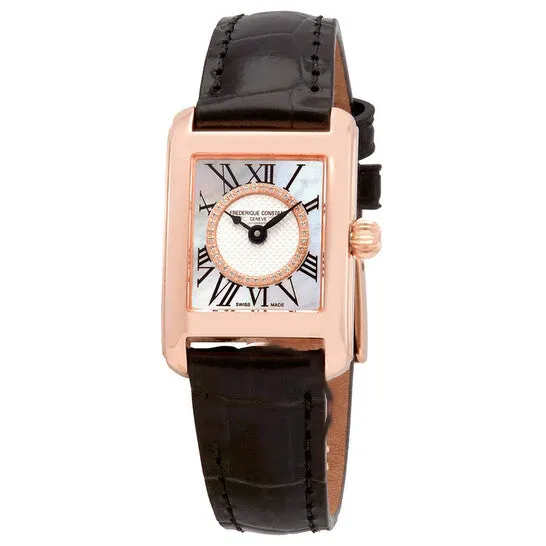 Original Frederique Constant Mother of Pearl Diamond Dial Ladies Watch FC200MPDC14 JMS always Watches