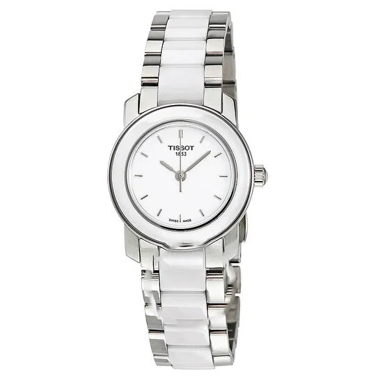 Original Tissot TTrend White Ceramic Ladies Watch T0642102201100 JMS always Watches