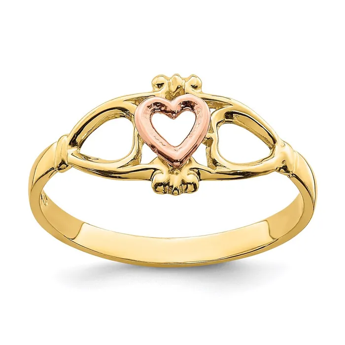 Rings Goldia 14k TwoTone Gold Heart Ring