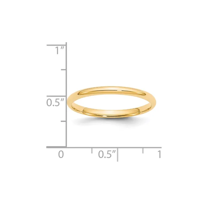 Rings Solid 14K Yellow Gold 2mm Light Weight Comfort Fit MensWomens Wedding Band Ring Size 11 Goldia Rings Solid 14K Yellow Gold 2mm Light Weight Comfort Fit MensWomens Wedding Band Ring Size 11 Goldia