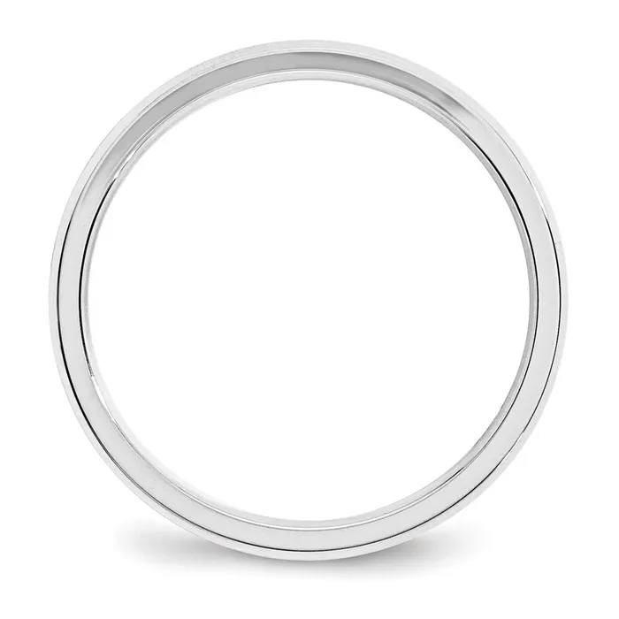 Solid 10K White Gold 3mm Bevel Edge Comfort Fit MensWomens Wedding Band Ring Size 75 Goldia Rings Solid 10K White Gold 3mm Bevel Edge Comfort Fit MensWomens Wedding Band Ring Size 75 Goldia Rings