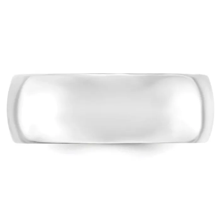 Solid 18K White Gold 8mm Standard Comfort Fit MensWomens Wedding Band Ring Size 125 Goldia Rings Solid 18K White Gold 8mm Standard Comfort Fit MensWomens Wedding Band Ring Size 125 Goldia Rings
