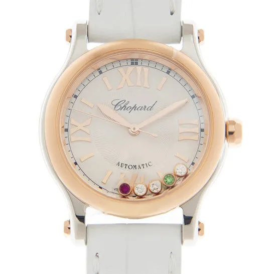 Watches JMS always Original Chopard Happy Sport Automatic Silver Dial Ladies Watch 278573 6028