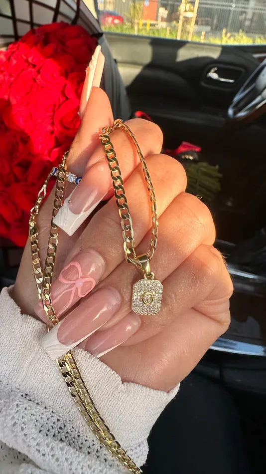 Necklaces MP Jewelry Initial Paved Cuban Necklace