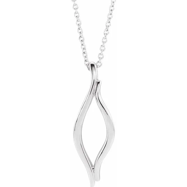 Platinum Freeform 1618 Necklace TreasureFineJewelers Necklaces