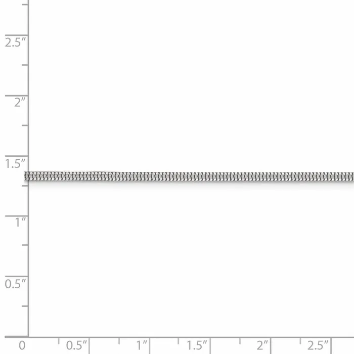 Rings TreasureFineJewelers Sterling Silver 2mm Diamondcut Snake Chain