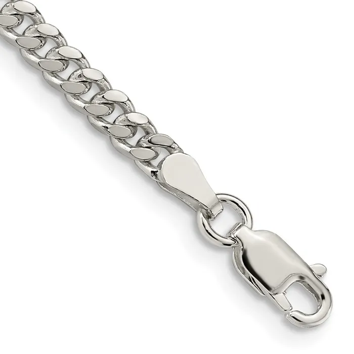 Sterling Silver 325mm Domed Curb Chain TreasureFineJewelers Rings