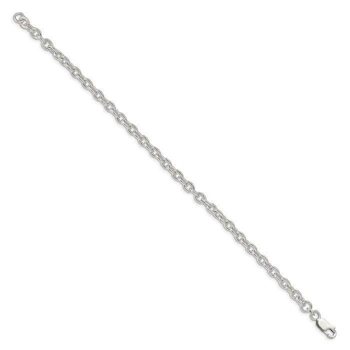Sterling Silver 45mm Cable Chain TreasureFineJewelers Necklaces