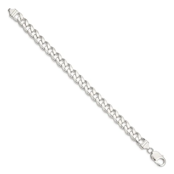 Sterling Silver 9mm Curb Chain TreasureFineJewelers Rings