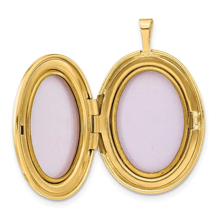 Sterling Silver Goldplated Forever Man Woman Oval Locket TreasureFineJewelers Rings