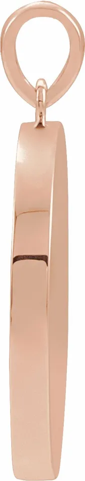 TreasureFineJewelers 14K Rose Gold Allah Pendant Necklaces
