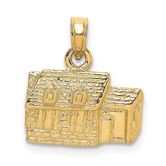TreasureFineJewelers Charm Necklaces 14K 3D KINGS ARMS TAVERN WILLIAMSBURG VA Charm