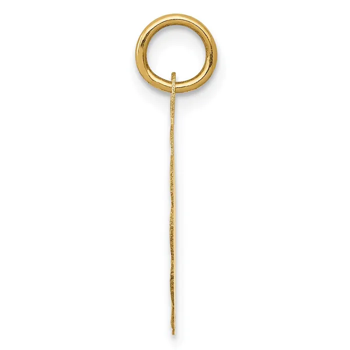 TreasureFineJewelers Charm Necklaces 14k Yellow Gold Happy 10th ANNIVERSARY Charm