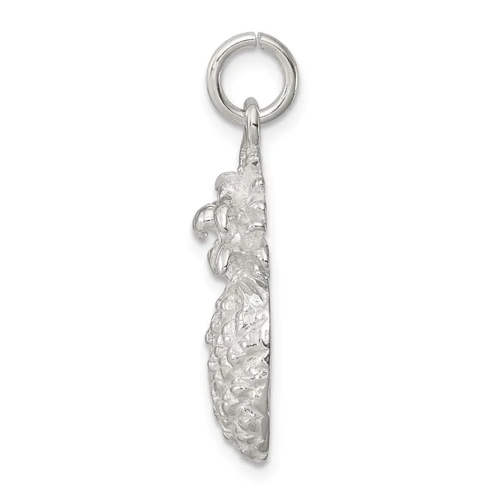 TreasureFineJewelers Rings Sterling Silver Pineapple Charm