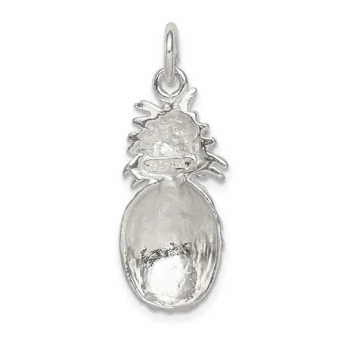 TreasureFineJewelers Rings Sterling Silver Pineapple Charm