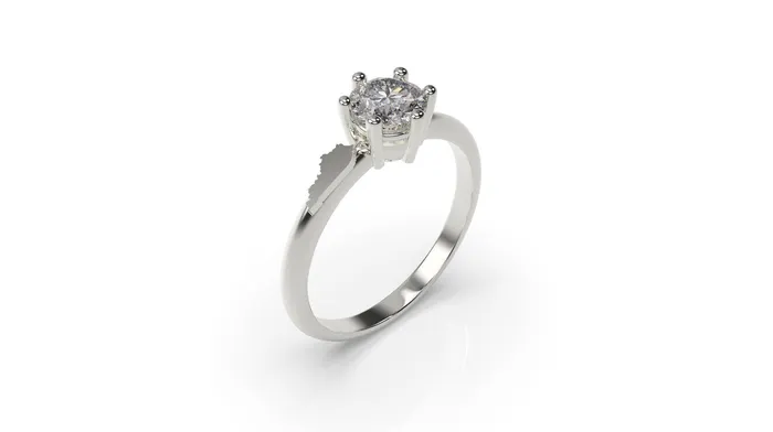 MyUniqueRing Kentucky Engagement Ring Kentucky Ring White Gold Rings
