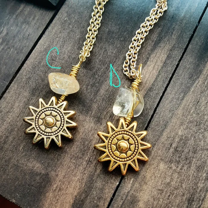 The Worthy Witch Necklaces Apollo necklace with golden sun
